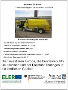 Förderung Futtermischwagen AG Koenigshofen